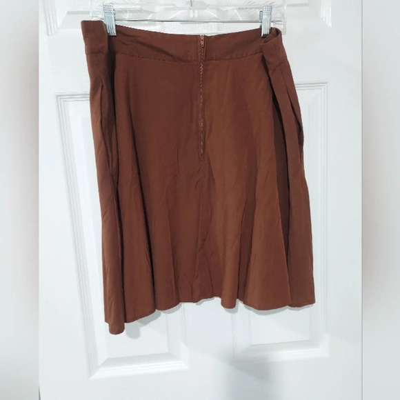 Unique Vintage Brown Briella Flare Skirt in Size 1X / 16 - Picture 7 of 13